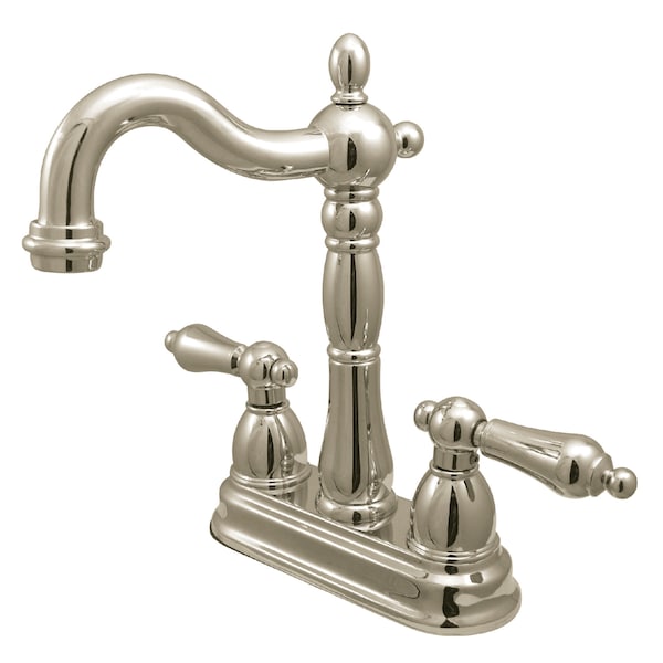Bar Faucet W/out Pop-Up Rod, Polished Nickel
